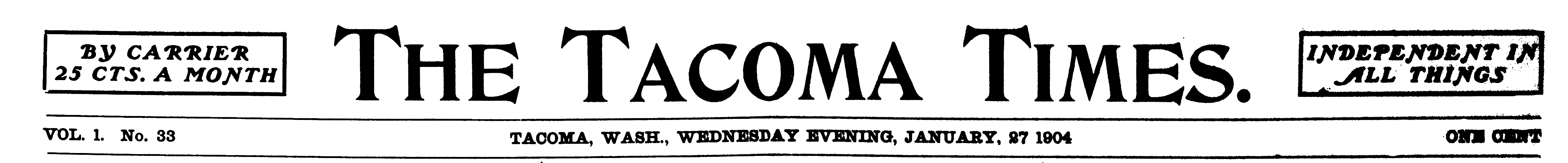 The Tacoma Times, January 27, 1904, Page 2.