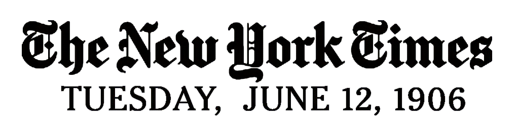 New York Times June 12 1906
